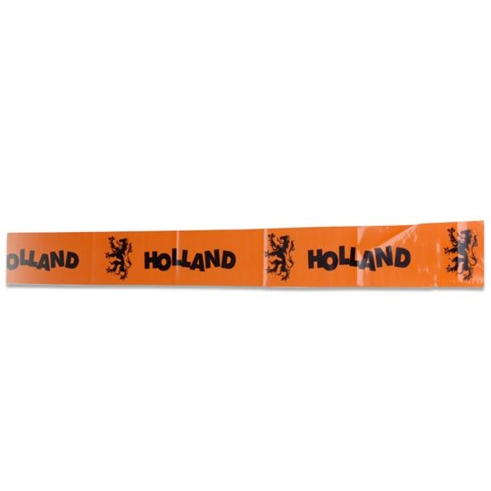 Afzetlint Oranje Holland - 12 meter