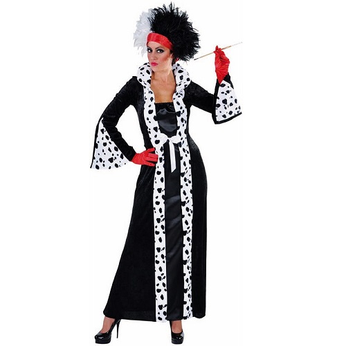 Cruella de Vil jurk - Large
