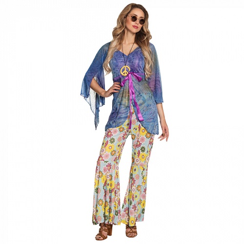 Hippie kostuum Flower Woman 36-38