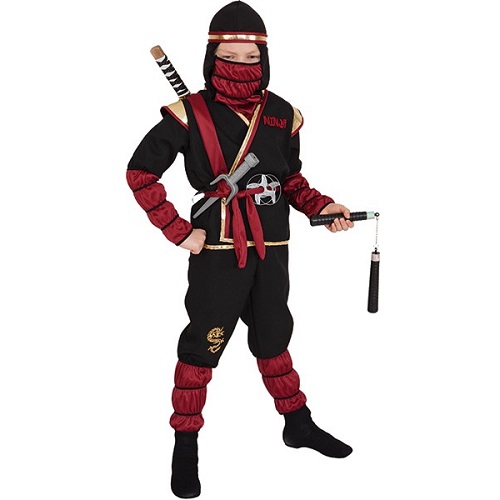 Ninja kostuum kind luxe - 128/140