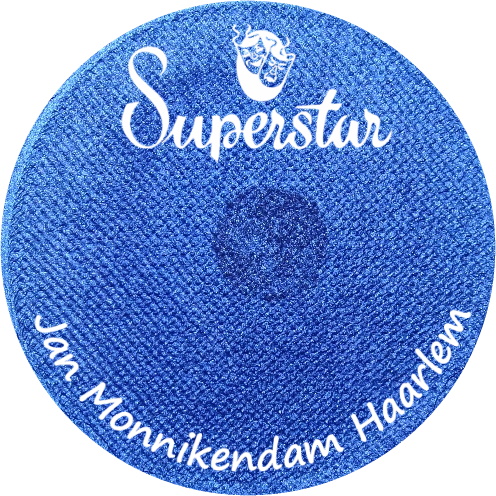 130 metallic millennium blauw waterschmink superstar 45 gram