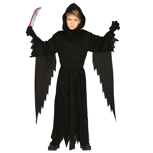 Creepy Death kostuum kind - 7-9 jaar