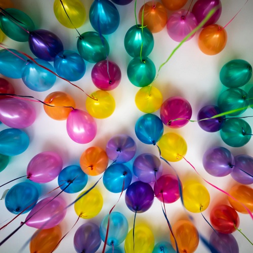 Heliumballon metallic kleuren 30cm per stuk