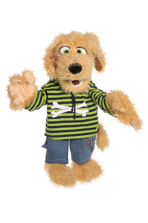 Handpop 65cm Bosse de hond
