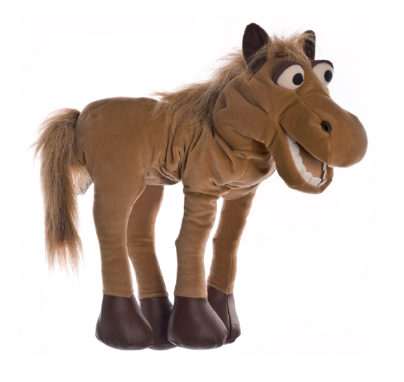 Handpop 46cm Helga het paard