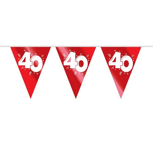 Vlaggenlijn 40 jaar Robijn 10m