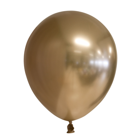 Heliumballon chrome goud per stuk