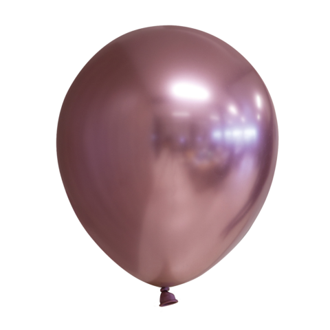 Heliumballon chrome rosé goud per stuk