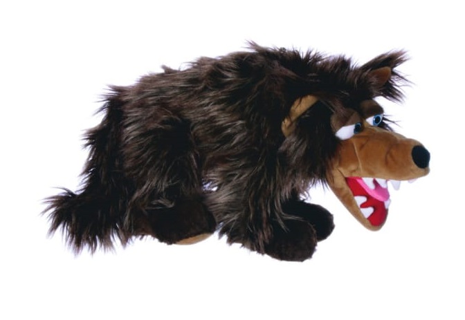 Handpop 50cm Raspoetin de Wolf