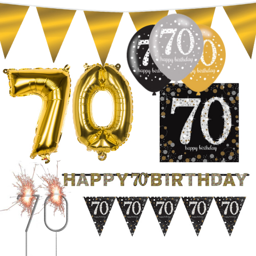 Sparkling Celebration feest pakket 70 jaar
