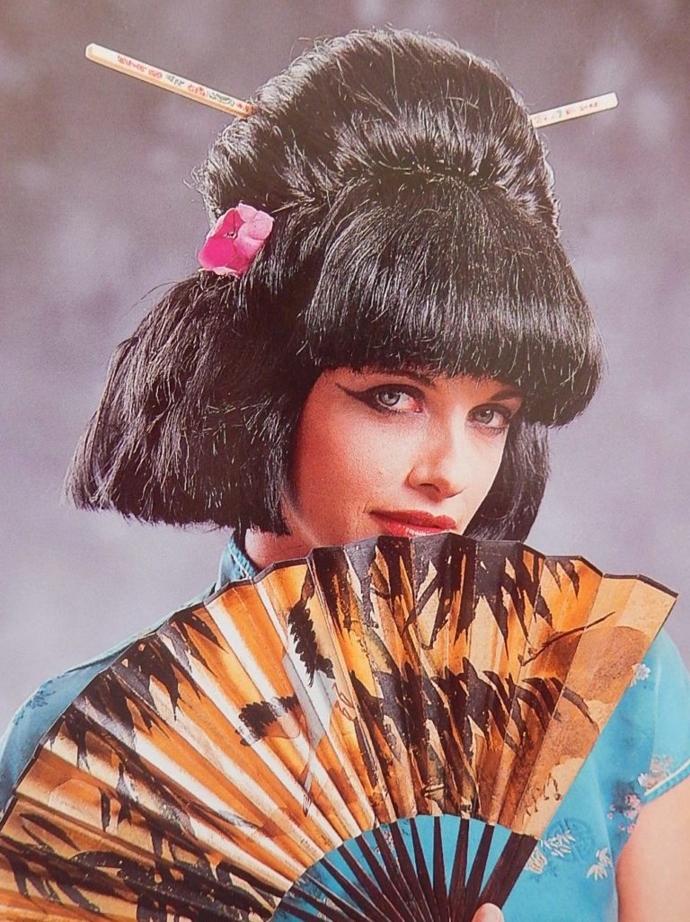Geisha pruik modern