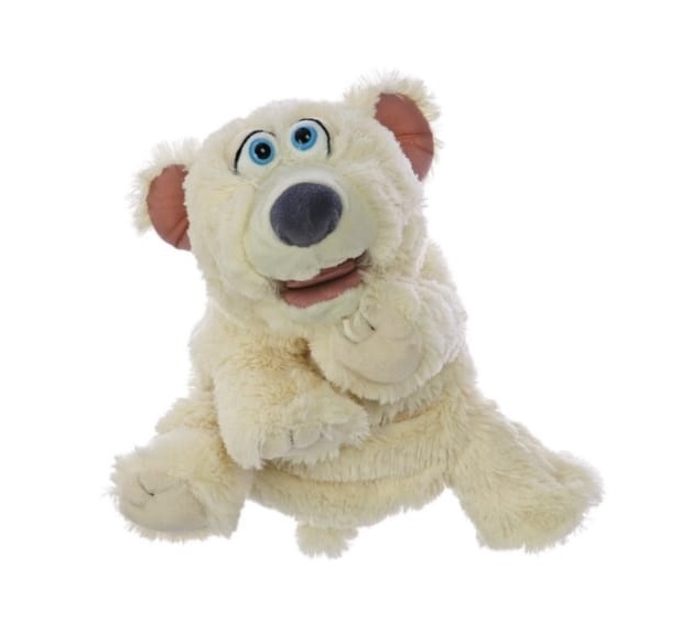 Handpop 43cm IJsbeer