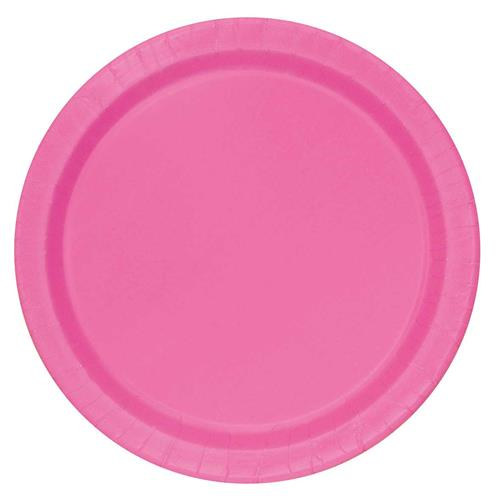 Bordjes roze 'Hot Pink' 16st