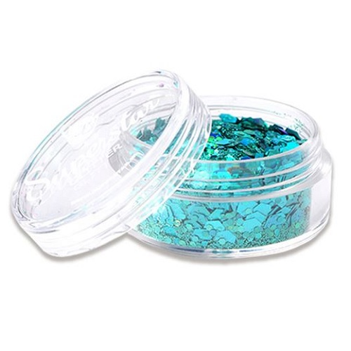Chunky glitter superstar turquoise