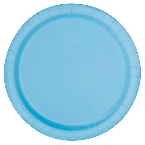 Powder blue bordjes 16st