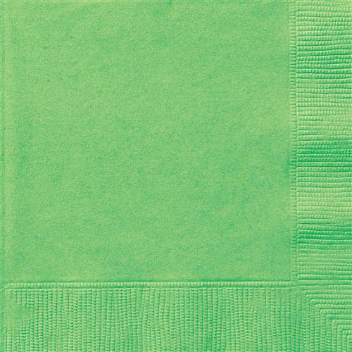 Servetten limoen groen 'Lime Green'
