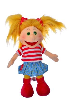 Handpop 35cm Giselle kan je bellen