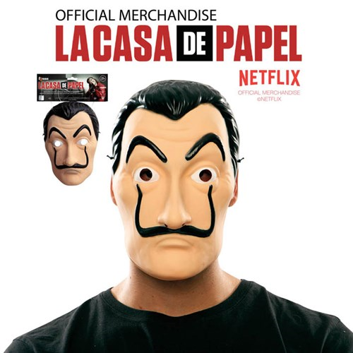 Masker Dali la casa de papel Netflix official licensed