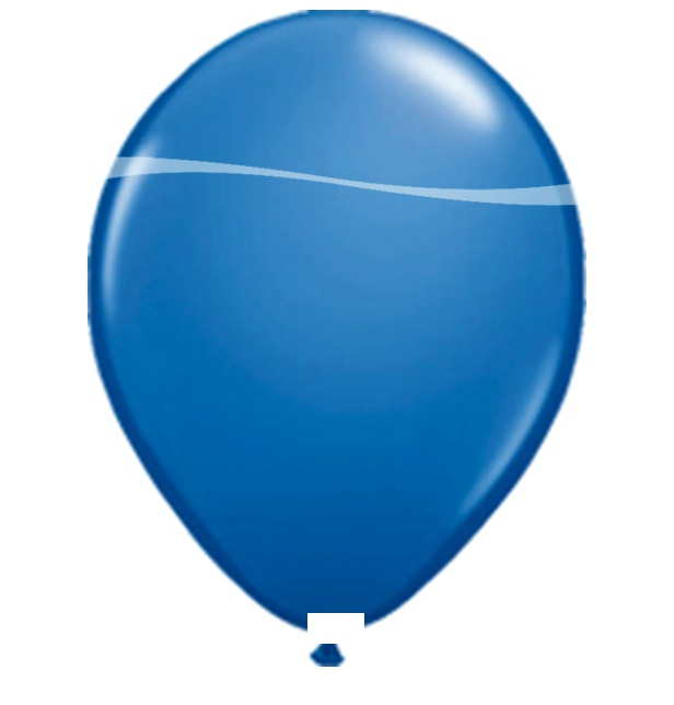 Ballonnen blauw standaard 100 stuks