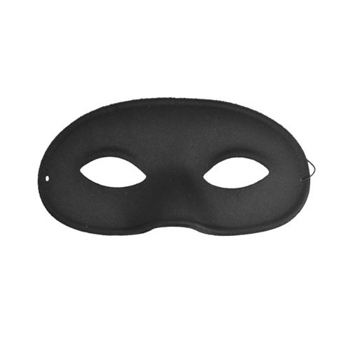 Oogmasker Domino zwart