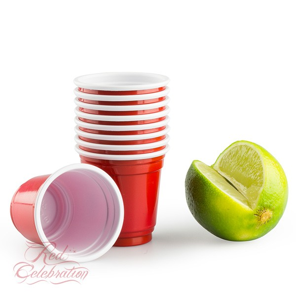 American red cup shotglas rood 20st