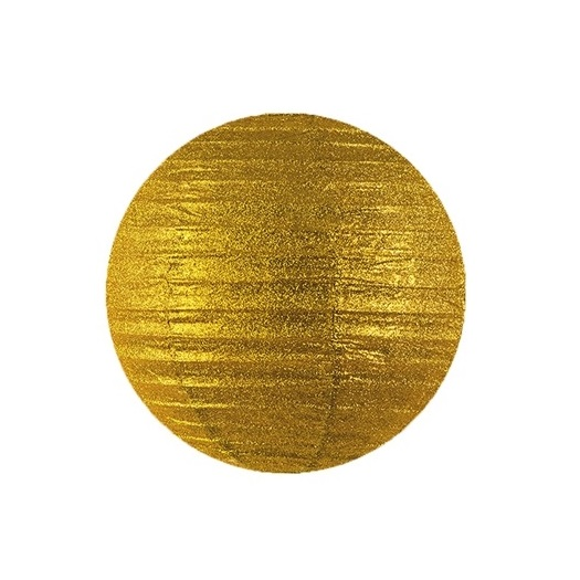 Lampion glitter goud 25cm