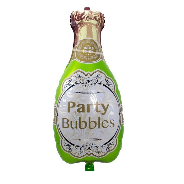 Folieballon champagne fles