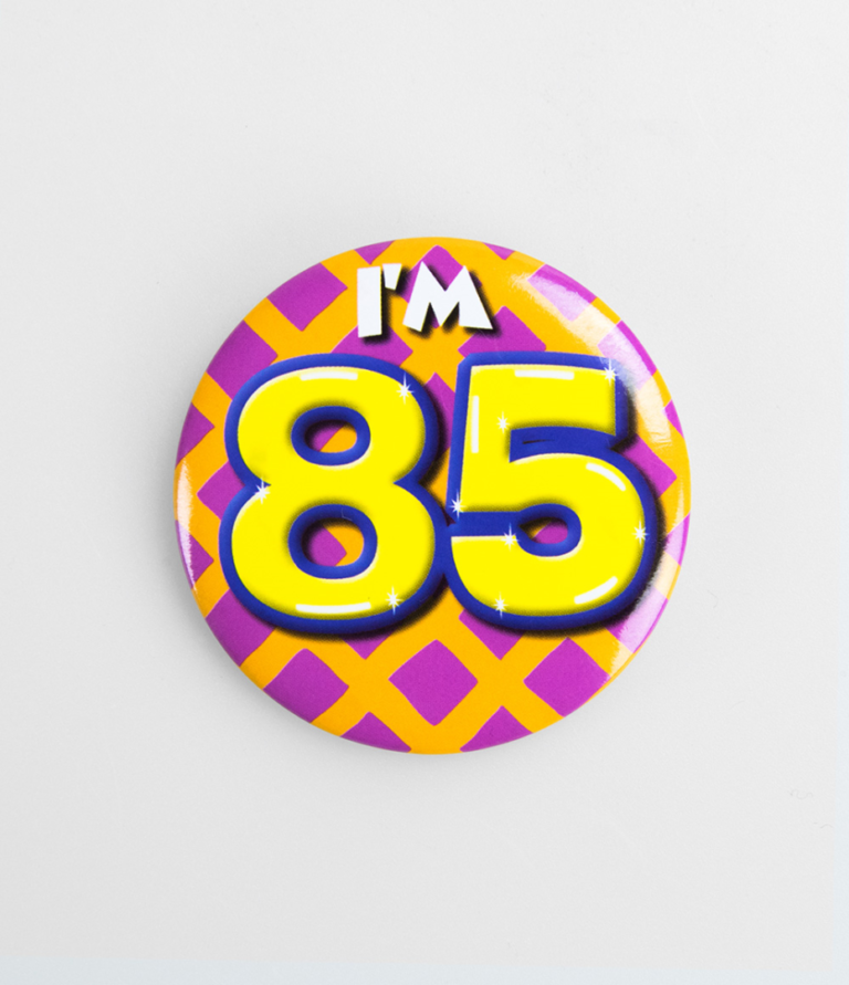 Button 85 jaar