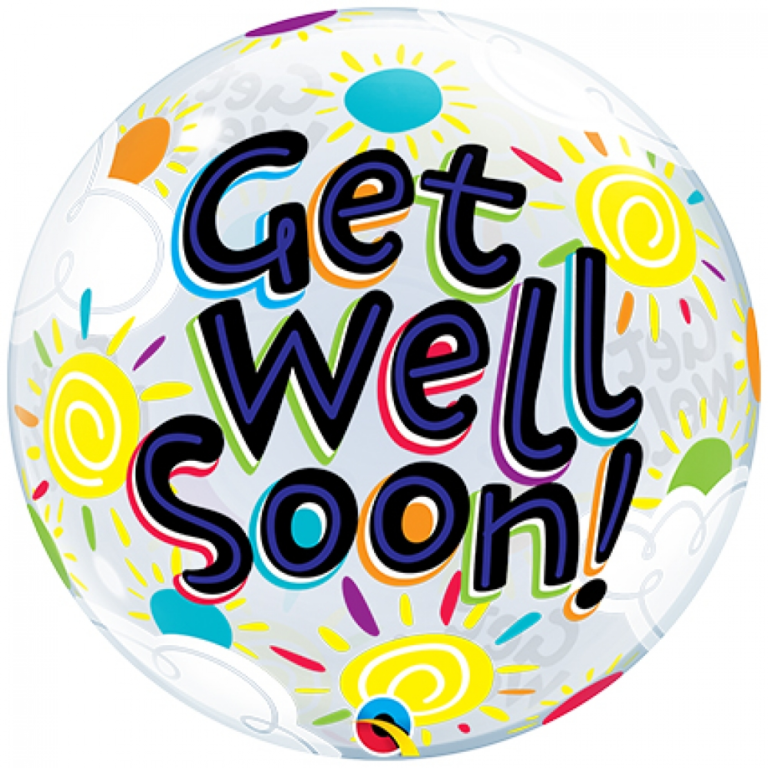 Bubbles ballon get well soon!