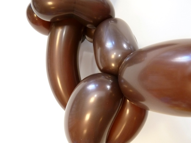 Modelleerballon 260Q chocolate bruin standaard