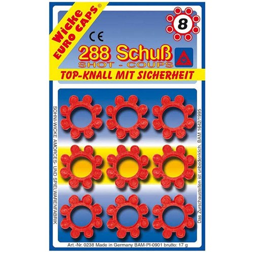 Klappertjes 8 shots 12 ringen