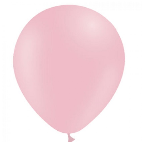 Ballonnen pastel roze MAT 100 stuks