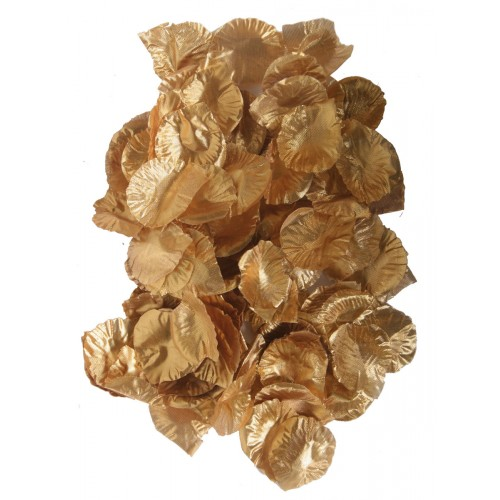 Rozenblaadjes goud 144st