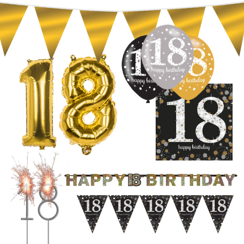 Sparkling Celebration feest pakket 18 jaar