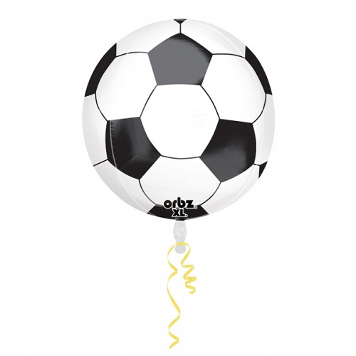Folieballon Orbz voetbal 38cm
