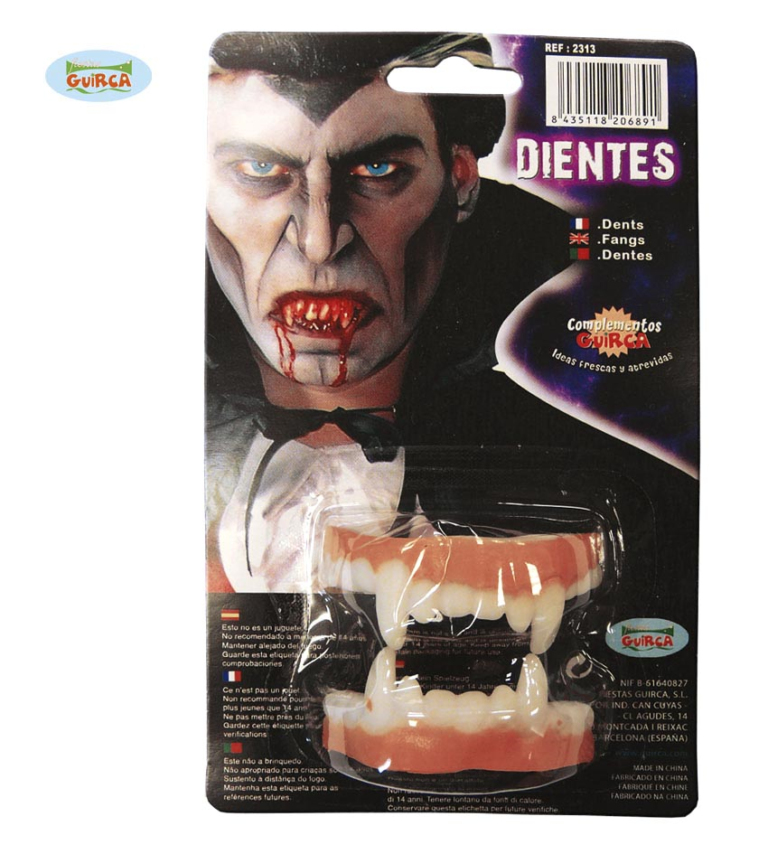 Dracula gebit rubber