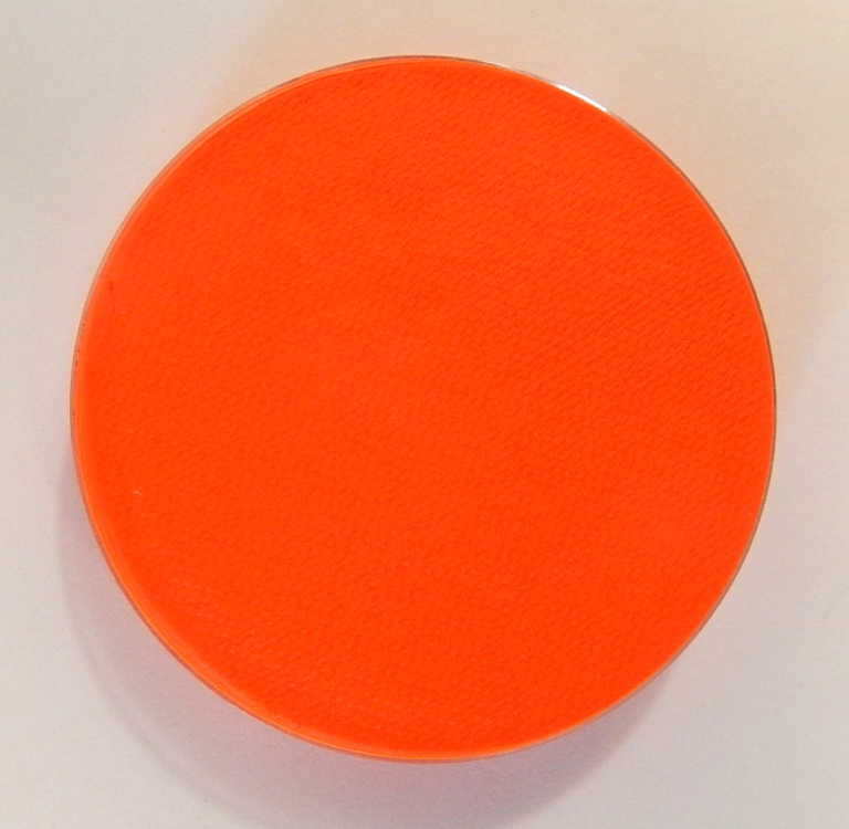 Aqua fluor UV schmink groot oranje