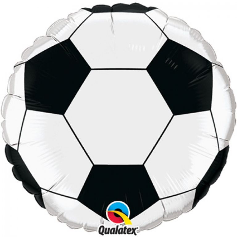 Folieballon voetbal groot 91cm