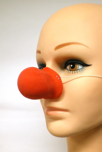 Clownsneus rubber knobbel