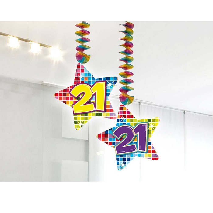 Hangdeco 21 jaar blocks