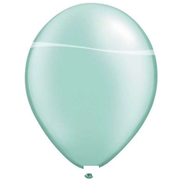 Ballonnen mint metallic 100 stuks