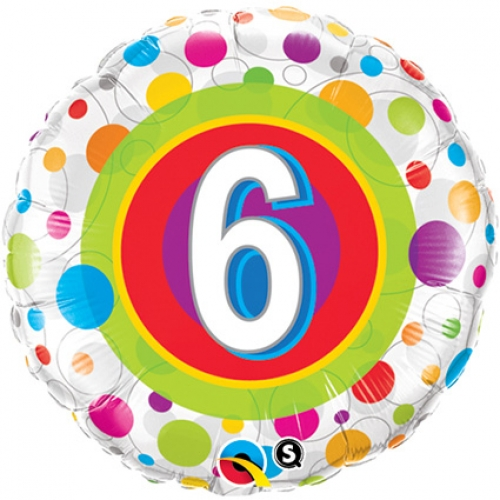 Folieballon stippen 6