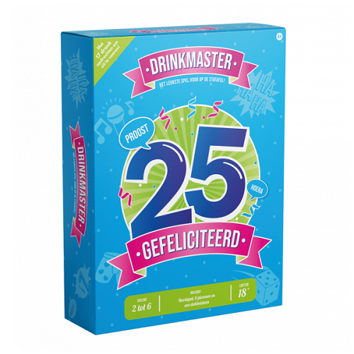 Drinkmaster spel 25 jaar