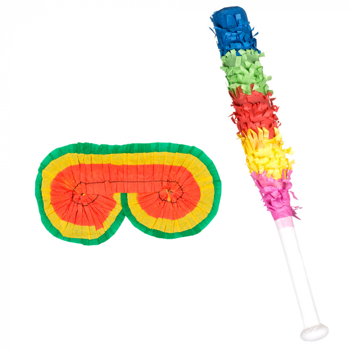 Pinata blinddoek en stok