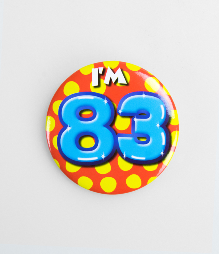 Button 83 jaar