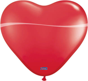 Ballonnen hart 6 inch rood 100st