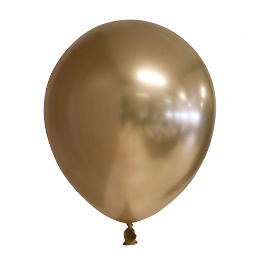 Ballonnen goud chrome 10 stuks
