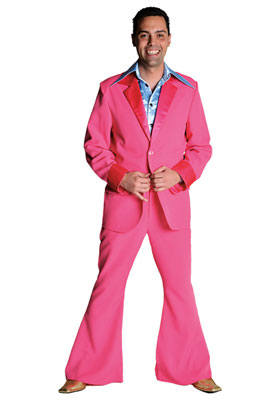 70ties Kostuum pink