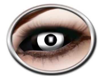 Sclera lenzen Black white center