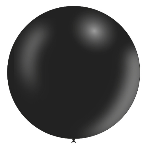 Reuze ballon zwart glans 92cm